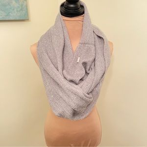 Calvin Klein infinity scarf.  Heathered gray
